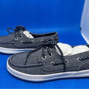 Women's Gray Boat Shoes
